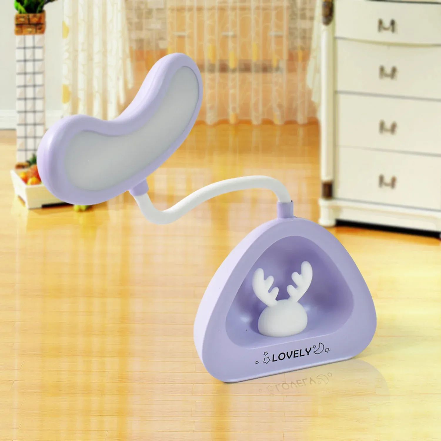 LED Desk Light – Eye-Caring USB Rechargeable Lamp | Voltronic - Detailed Feature View 5