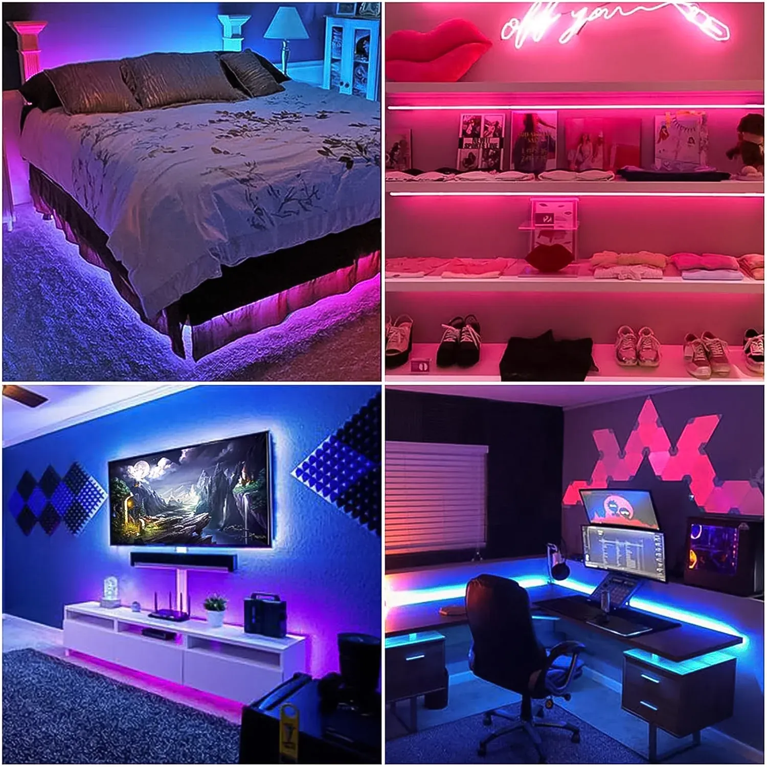 Premium RGB LED Strip Lights – 3M Multi-Colour USB with Remote | Indo Glow - Buy Online at Alikart