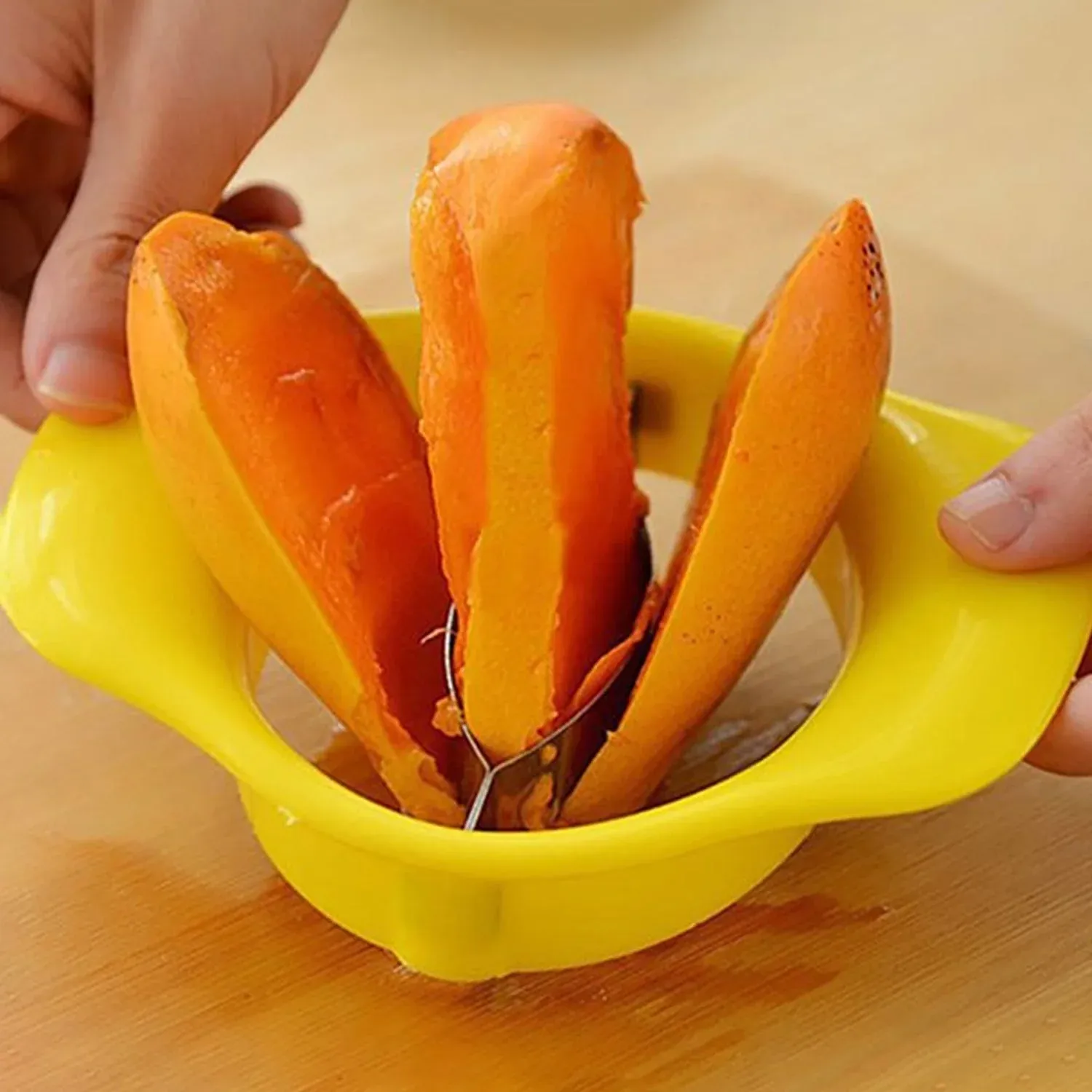 Mango Cutter – Stainless Steel Blade for Easy Slicing | ChefAura - Detailed Feature View 4