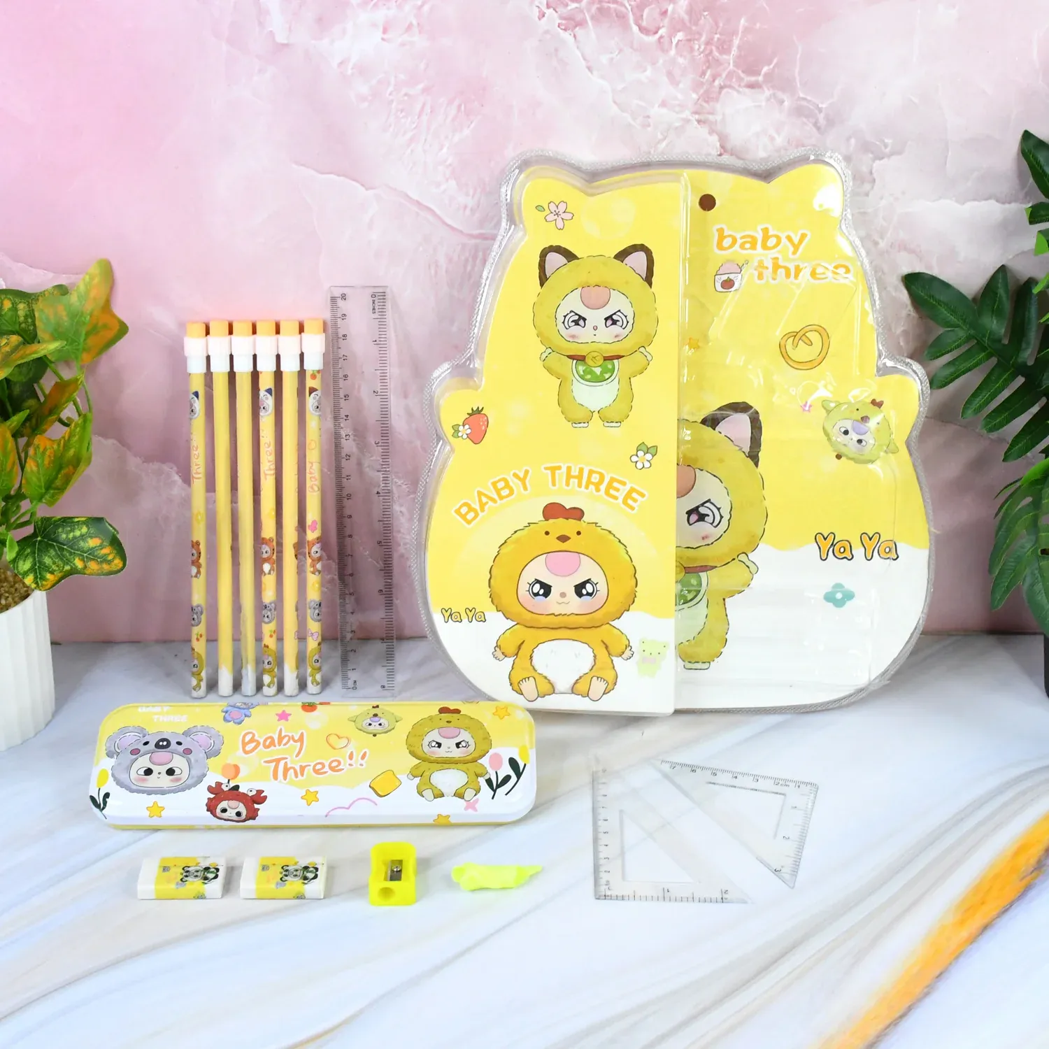Geometry Box Set – Complete Stationery Kit with Metal Pencil Box - Detailed Feature View 6