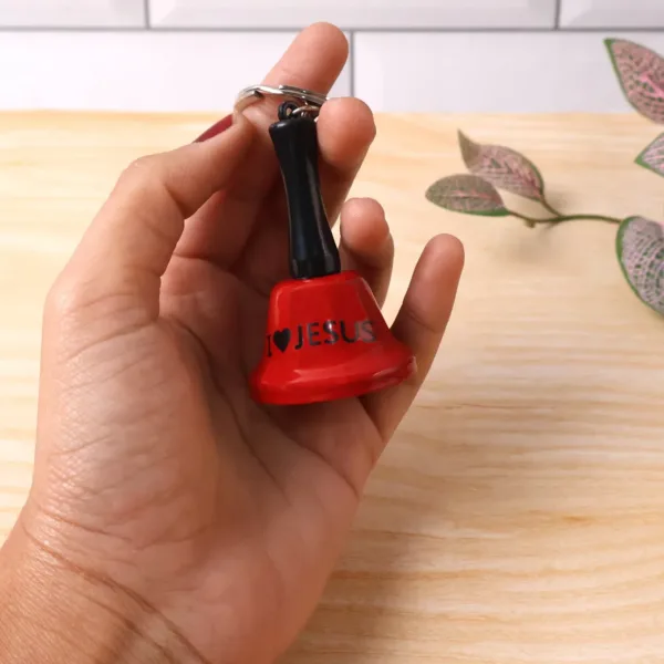 Ring for Wine Mini Hand Bell Keychain – Fun Party & Bar Accessory