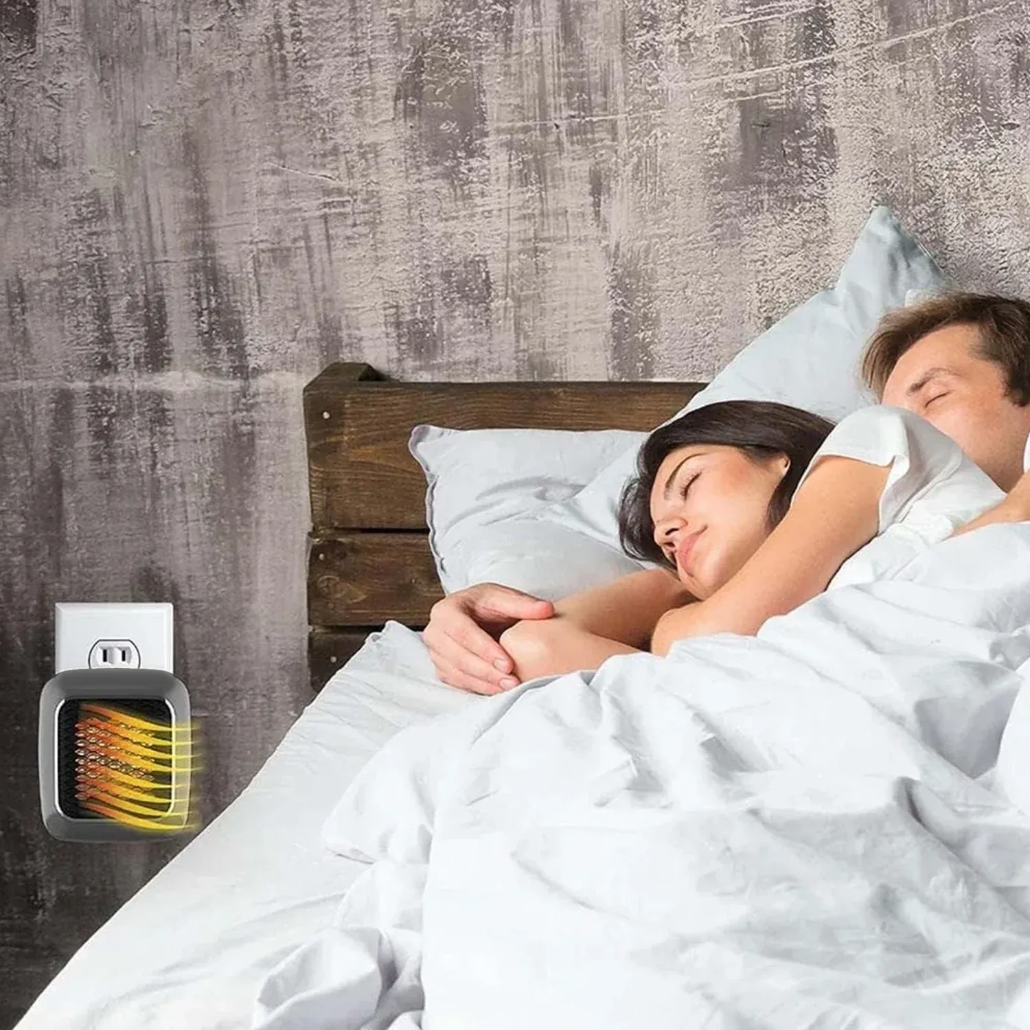 600W Wall-Mounted Room Heater – Fast Heating & Space Saving - Detailed Feature View 2