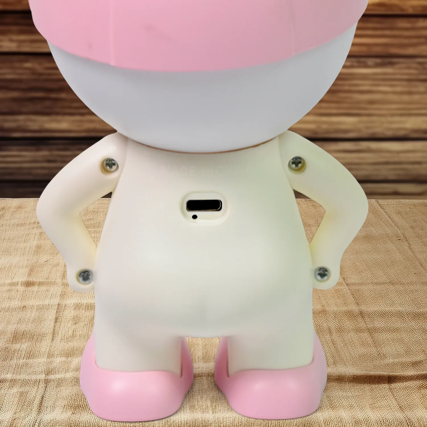 Cute Lovely Cartoon Design LED Desk Night Light With Plastic Head Cap (1 Pc) - Detailed Feature View 5