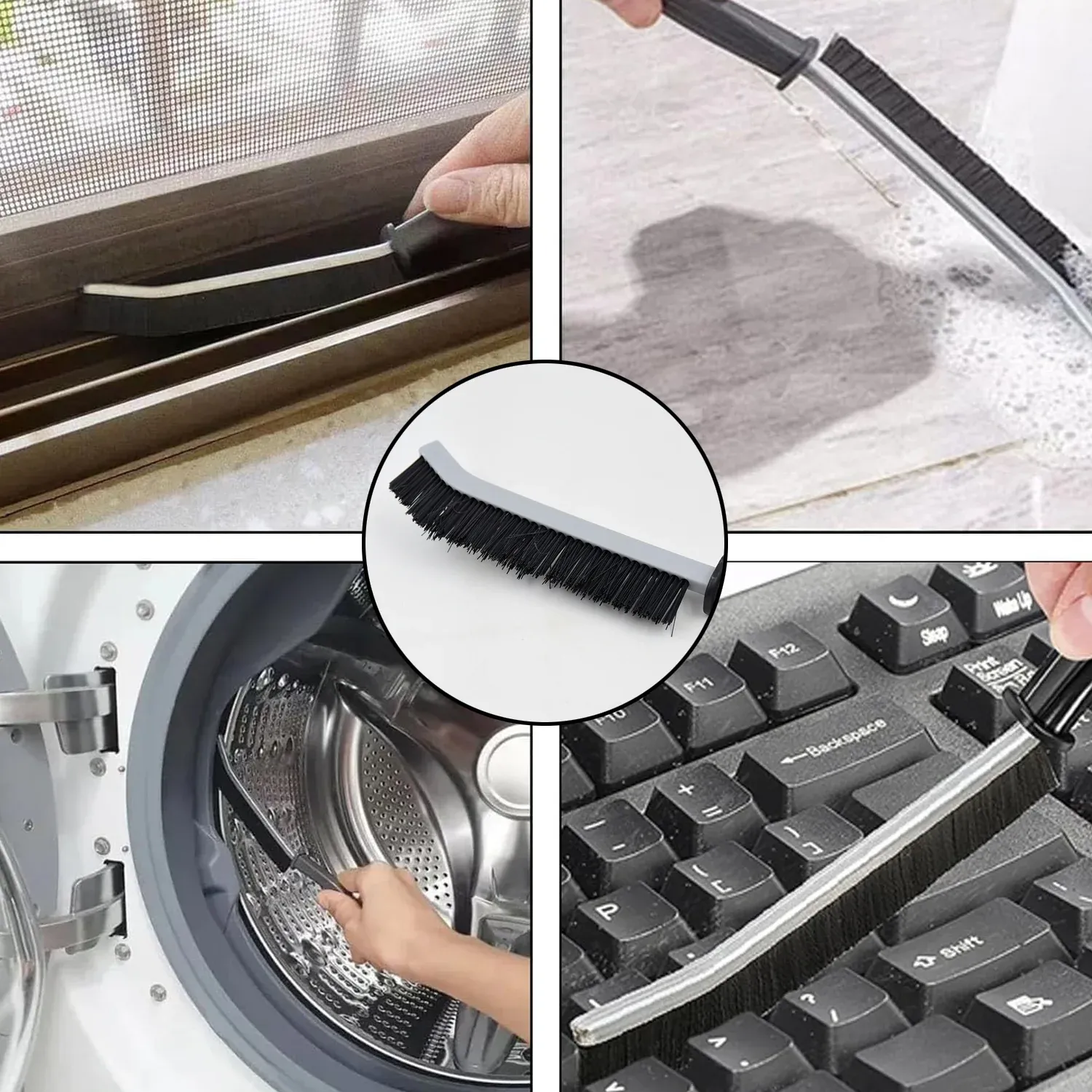 Crevice Cleaning Brush – 23cm Ultra-Thin for Tight Gaps | storenzo - Detailed Feature View 5
