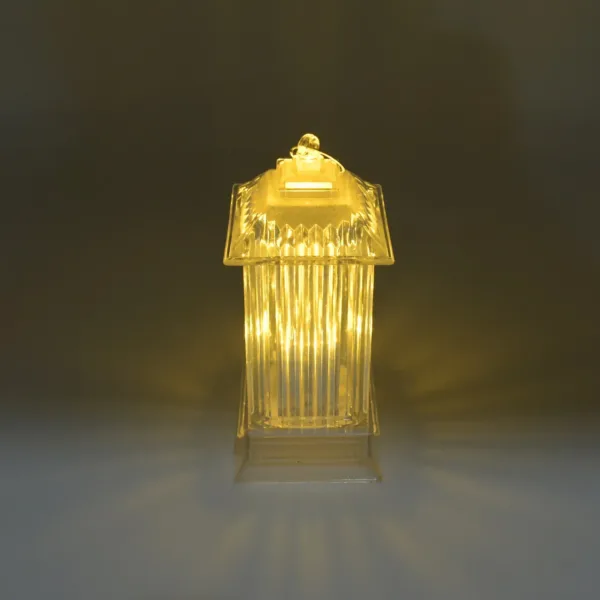 Lantern Shape LED Crystal Lamp for Festive & Holiday Decoration