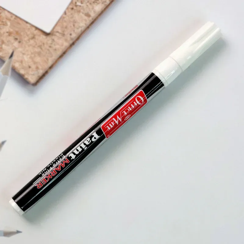 White Paint Marker Pen – Extra Fine Tip for Precise Permanent Marks - Detailed Feature View 3
