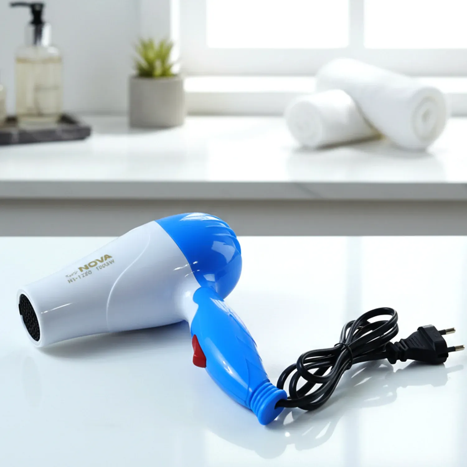 Foldable Hair Dryer with Dual Speed Setting (1 Pc, 1000W) - Detailed Feature View 6
