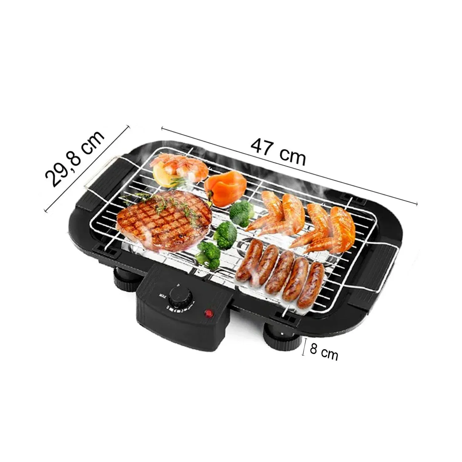 Smokeless Electric Indoor Barbecue Grill, 2000w - Detailed Feature View 4