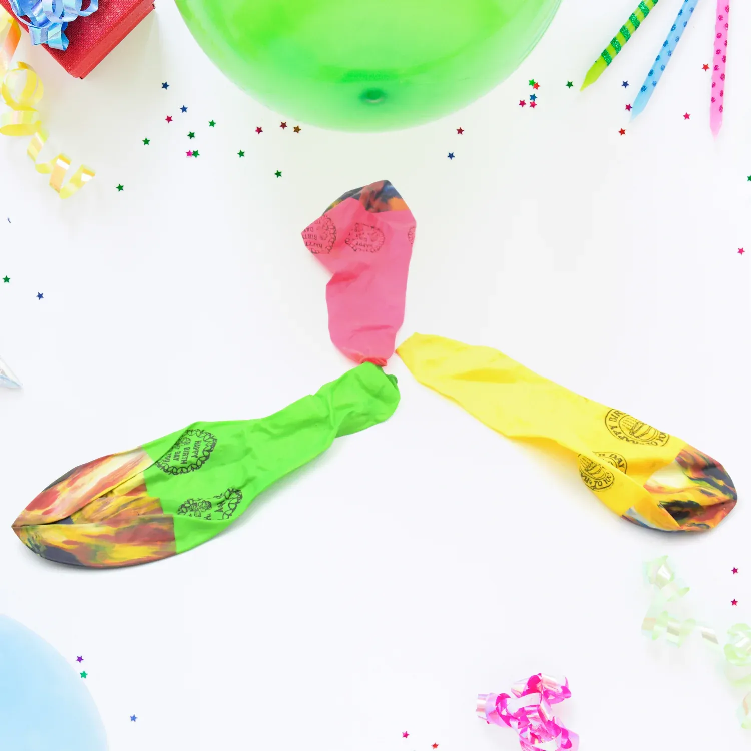 Rainbow Party Balloons – Multicolor Latex Set (3 Pcs) | Play & Move - Detailed Feature View 4