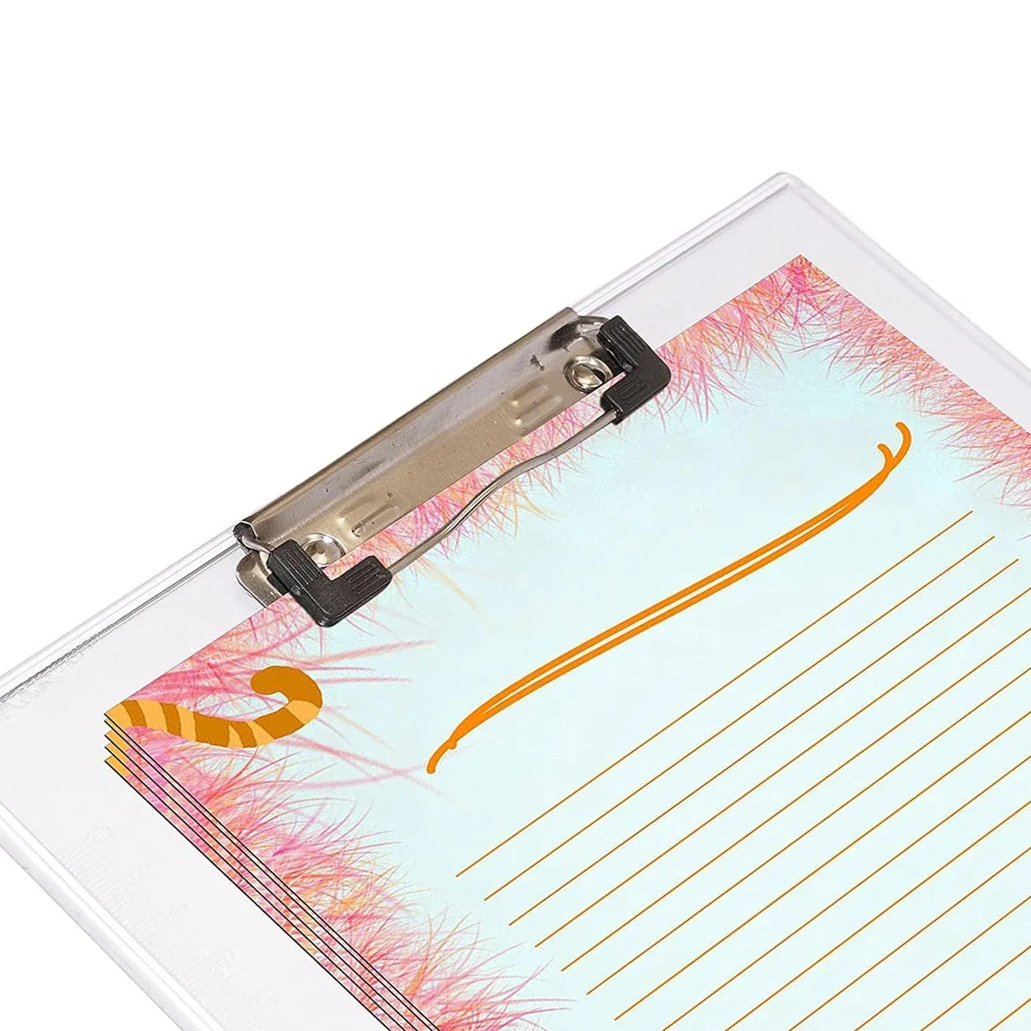 Transparent Premium Exam Pad with Centimeter Measuring Side for Students - Detailed Feature View 2