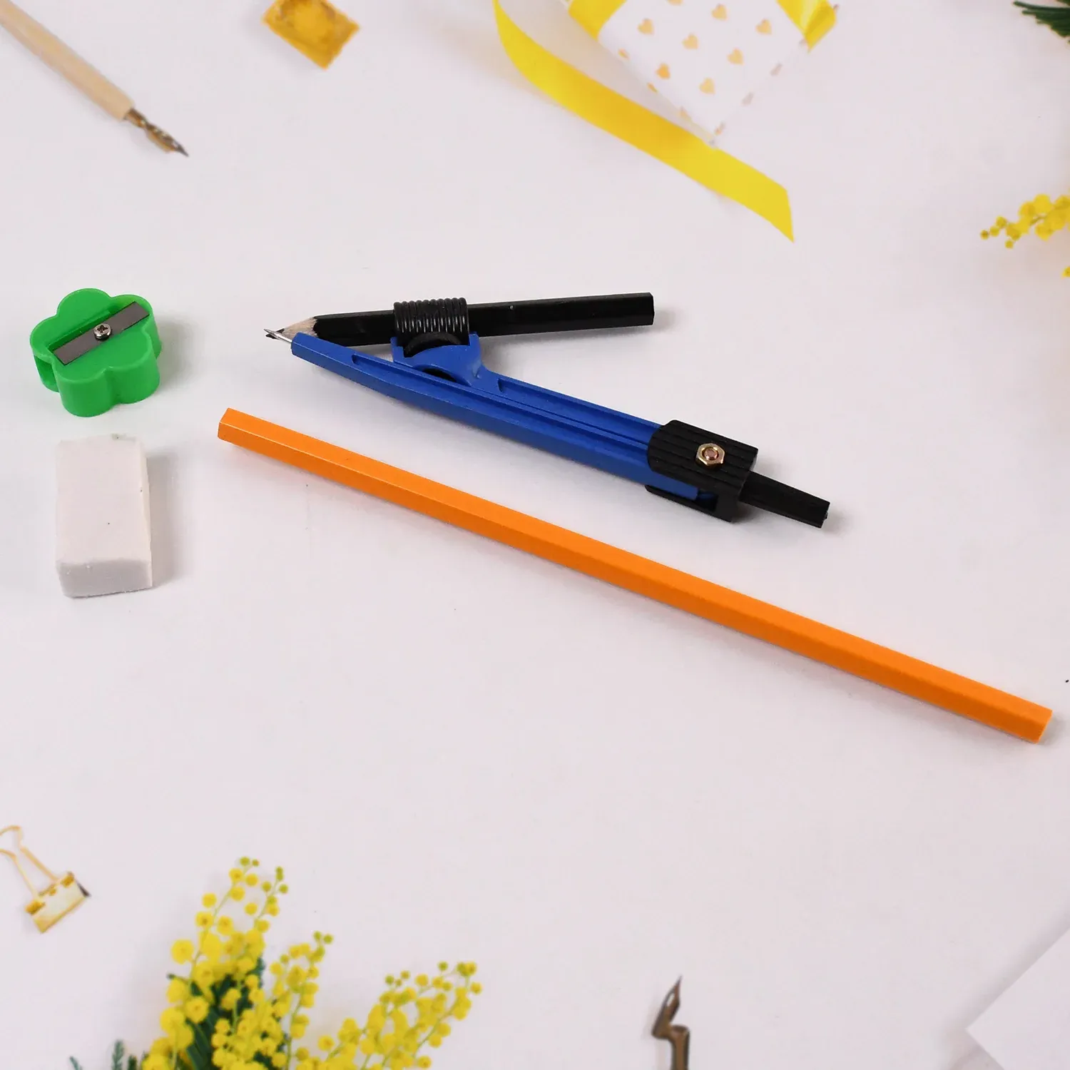 9 in 1 Stationery Set for School Student Office, Draft Rulers - Detailed Feature View 5