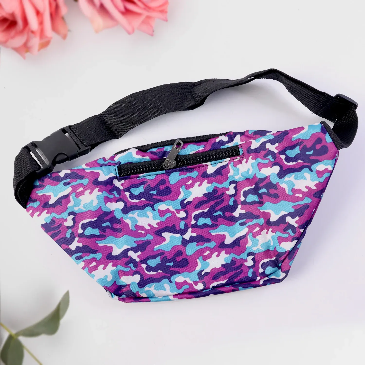 Stylish Camouflage Print Waist Bag (1 Pc) - Detailed Feature View 6