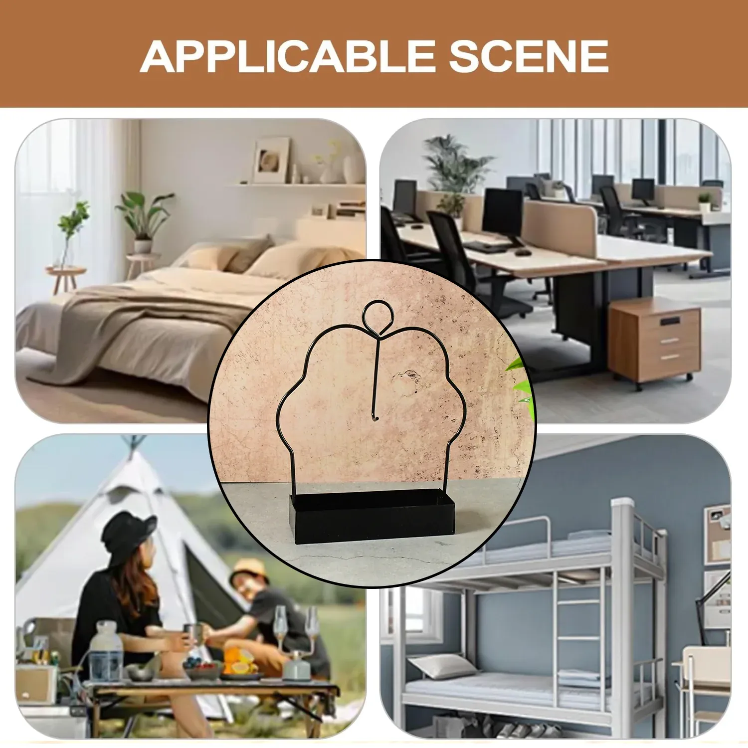 Mosquito Coil Holder – Safe Ash Catcher Stand for Home Use - Detailed Feature View 2