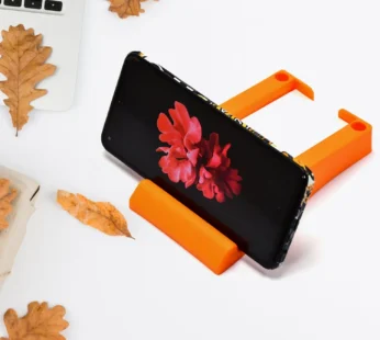 Plastic Business Card & Mobile Holder Stand – Multi-Function Desk Organizer