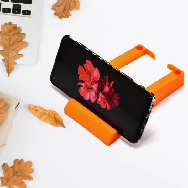 Plastic Business Card & Mobile Holder Stand – Multi-Function Desk Organizer