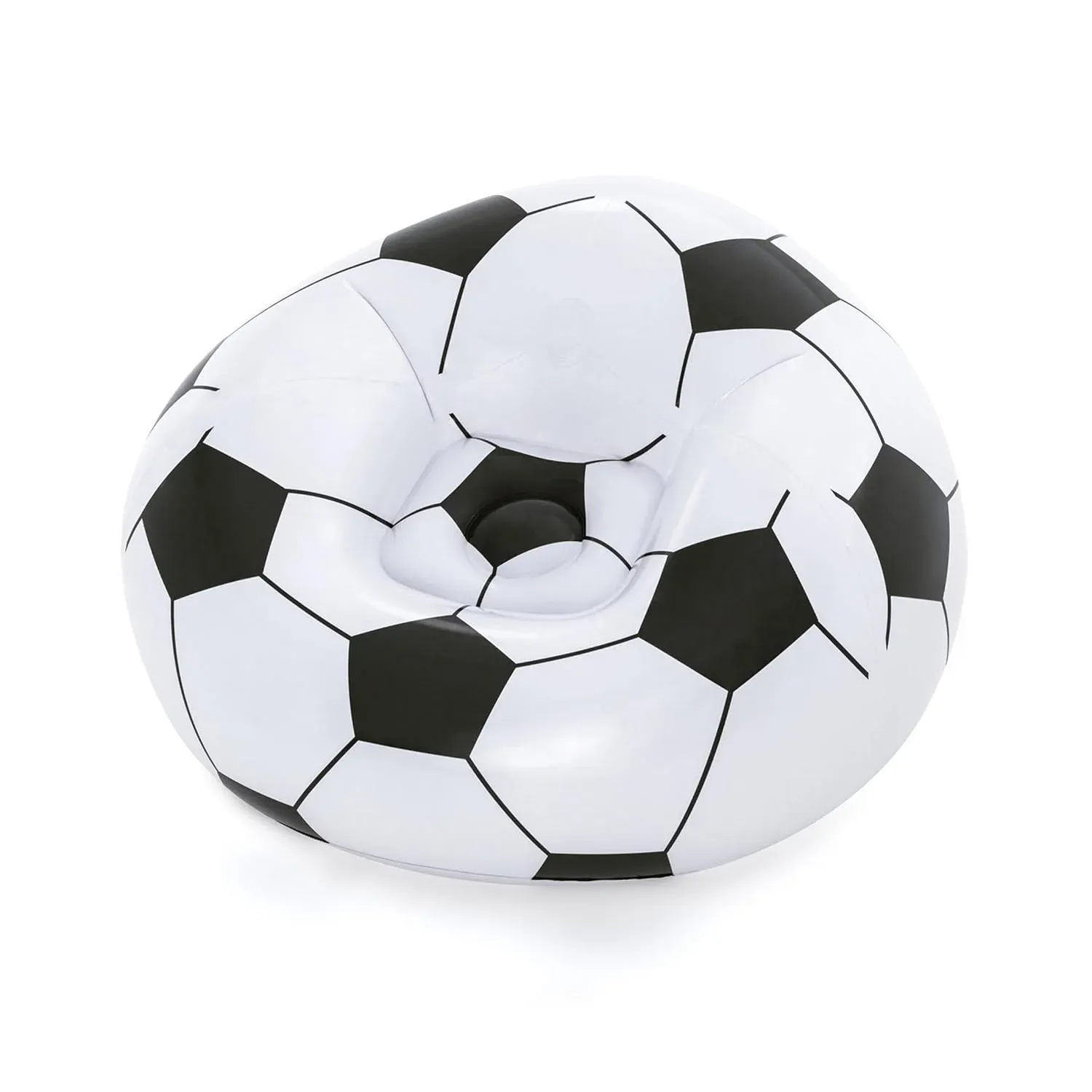 Inflatable Soccer Ball Lounge Chair – Fun & Comfortable for Kids - Detailed Feature View 3