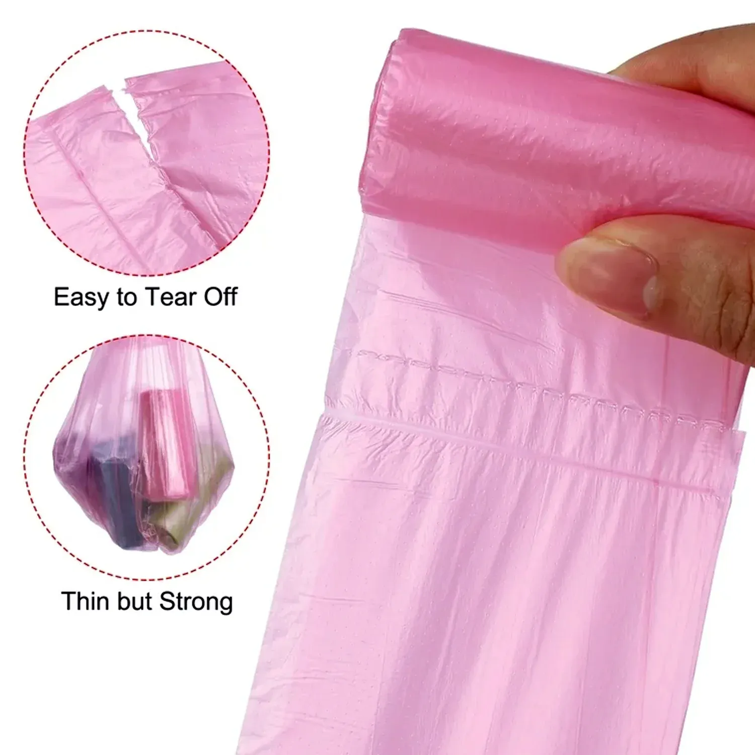 Premium Garbage Bags 45x45 cm – Heavy Duty Leak-Proof Roll - Buy Online at Alikart