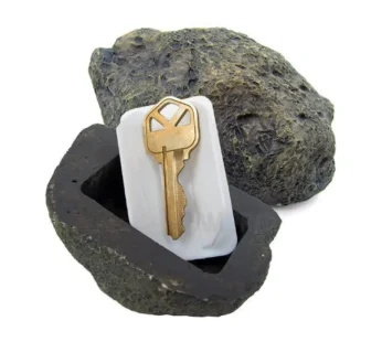 Fake Rock Key Hider – Discreet Outdoor Key Storage | Safelix