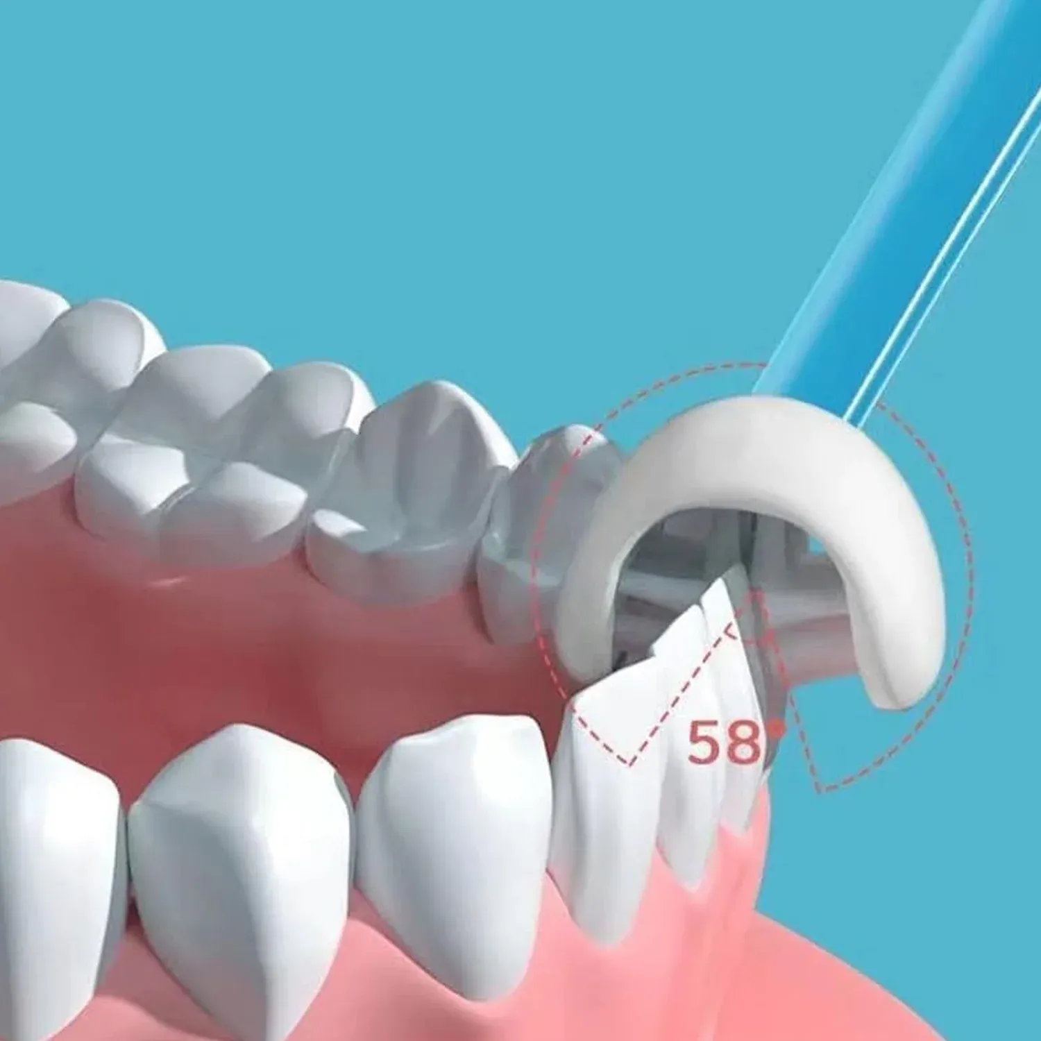 Kids 3-Sided Toothbrush – Gentle Silicone Head for Ages 2-12 | MintGuard - Detailed Feature View 2