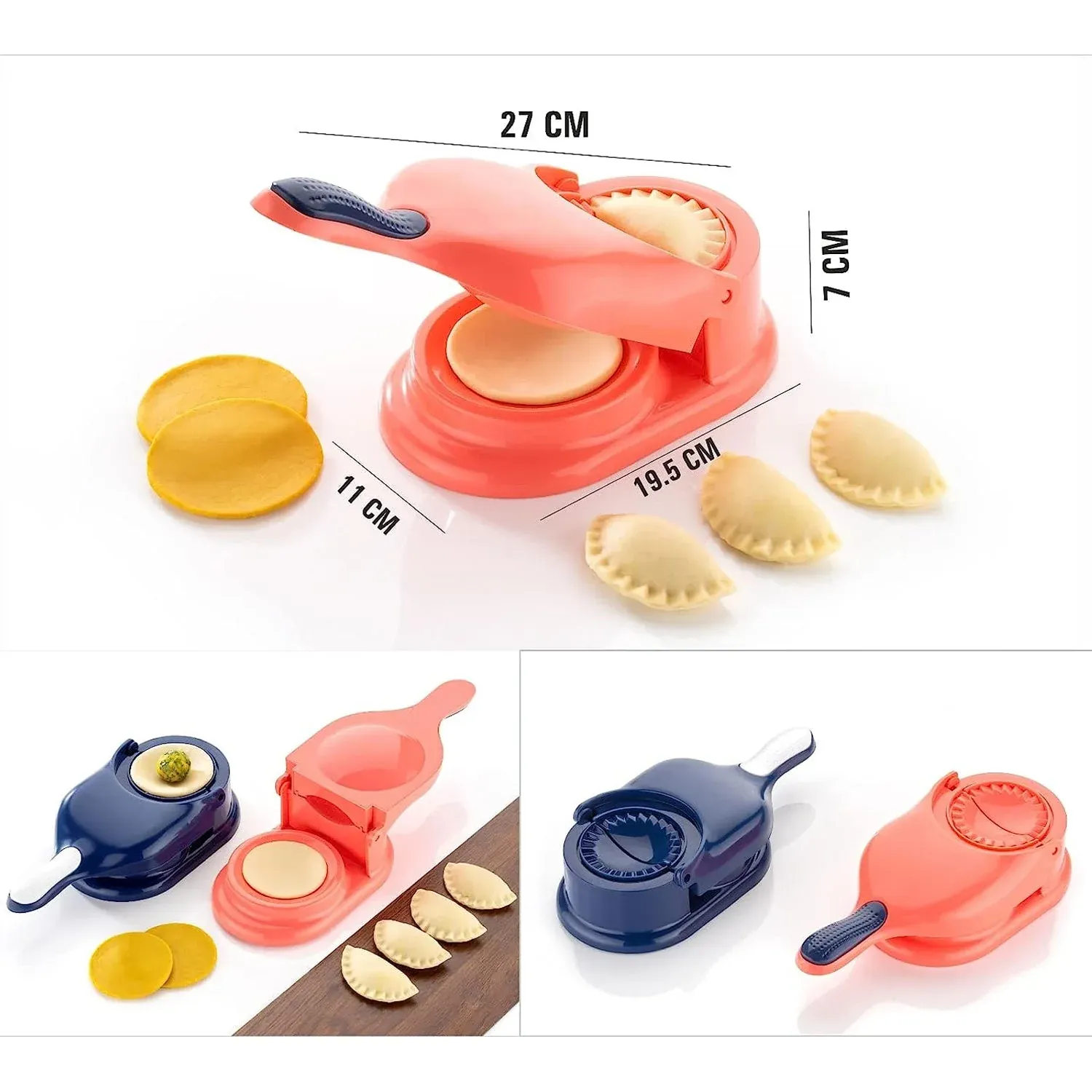 2-in-1 Dumpling Skin Press Mould for Gujiya - Detailed Feature View 4