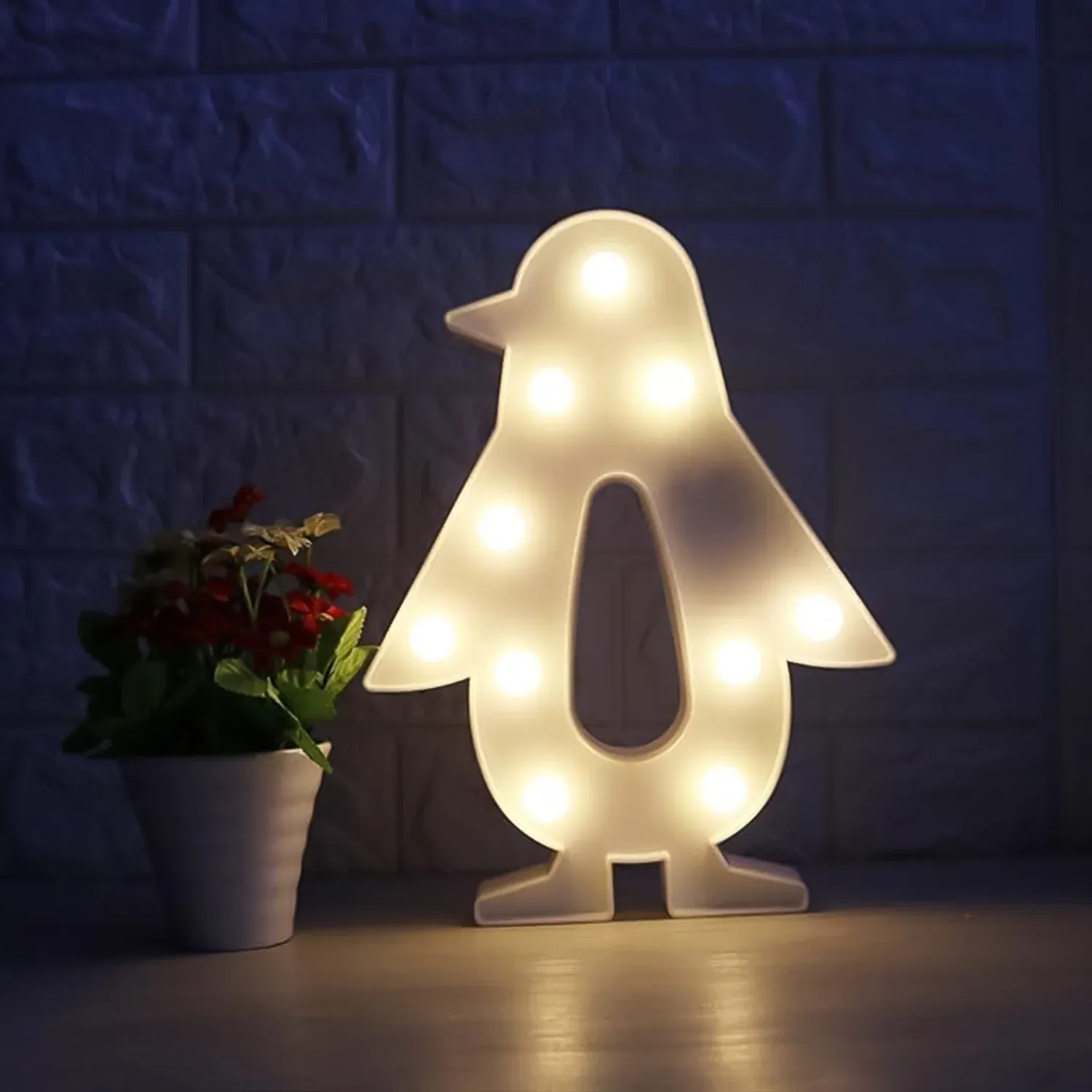 Premium Penguin Shaped Light LED Light Kids Room (1 Pc / Battery Not Included) - Buy Online at Alikart