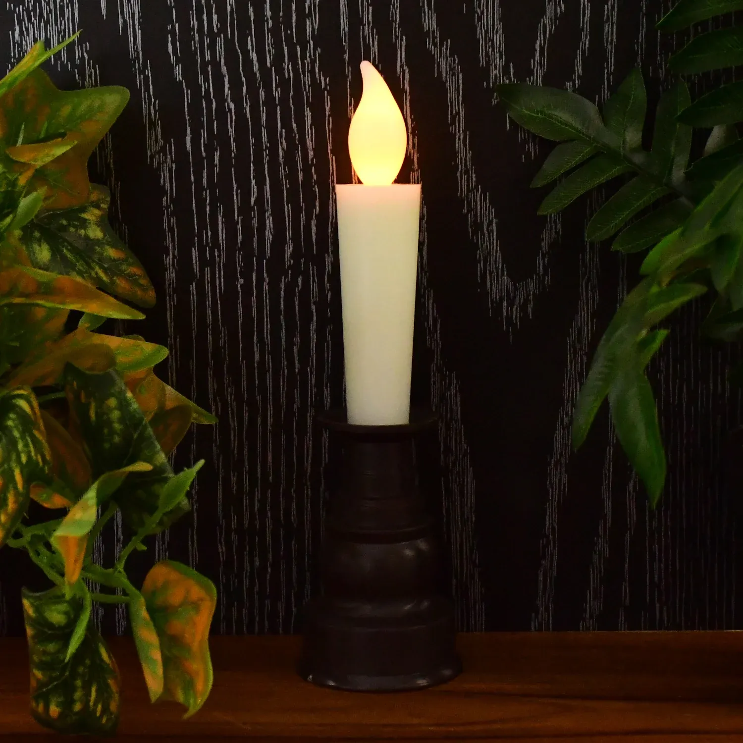 Premium LED Flameless Candle with Holder (1 Pc) - Detailed Feature View 3
