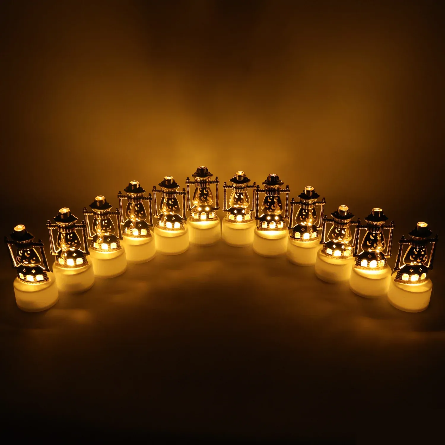 Lantern Style Flameless LED Candles – Safe Vintage Ambience (12 Pc) - Detailed Feature View 5