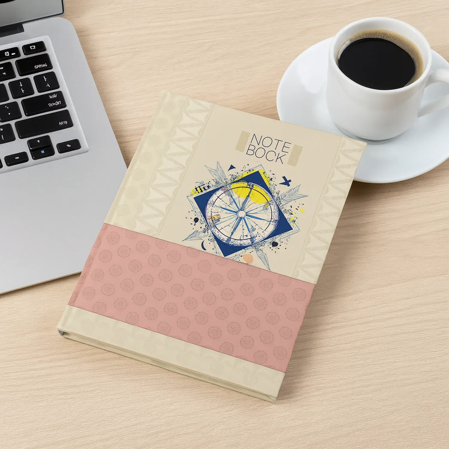 Hardbound Diary & Notebook – 100 Pages, 240x180mm - Detailed Feature View 3