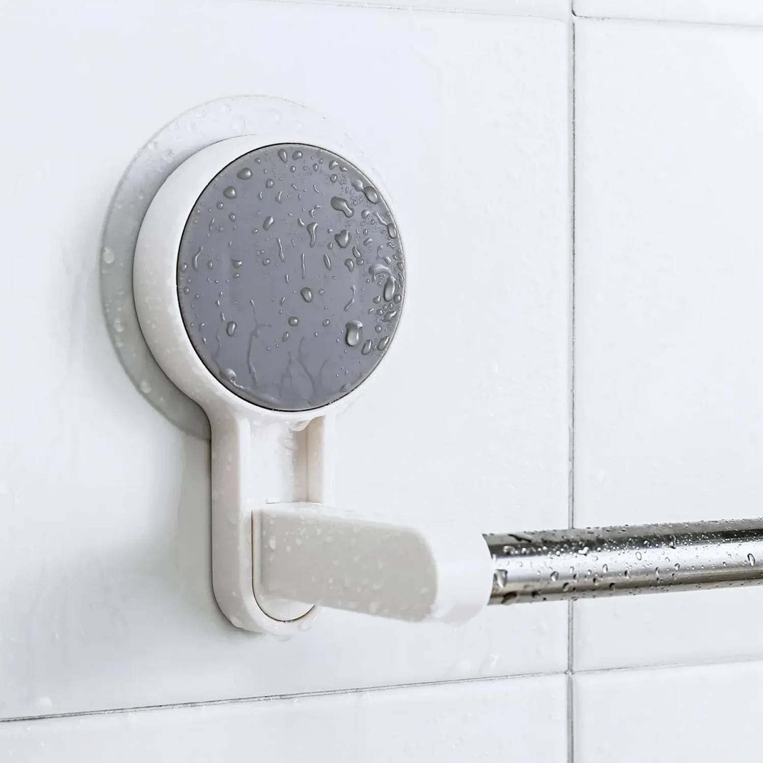 Self-Adhesive Rust-Resistant Towel Rod - Punch-Free Mount - Detailed Feature View 8