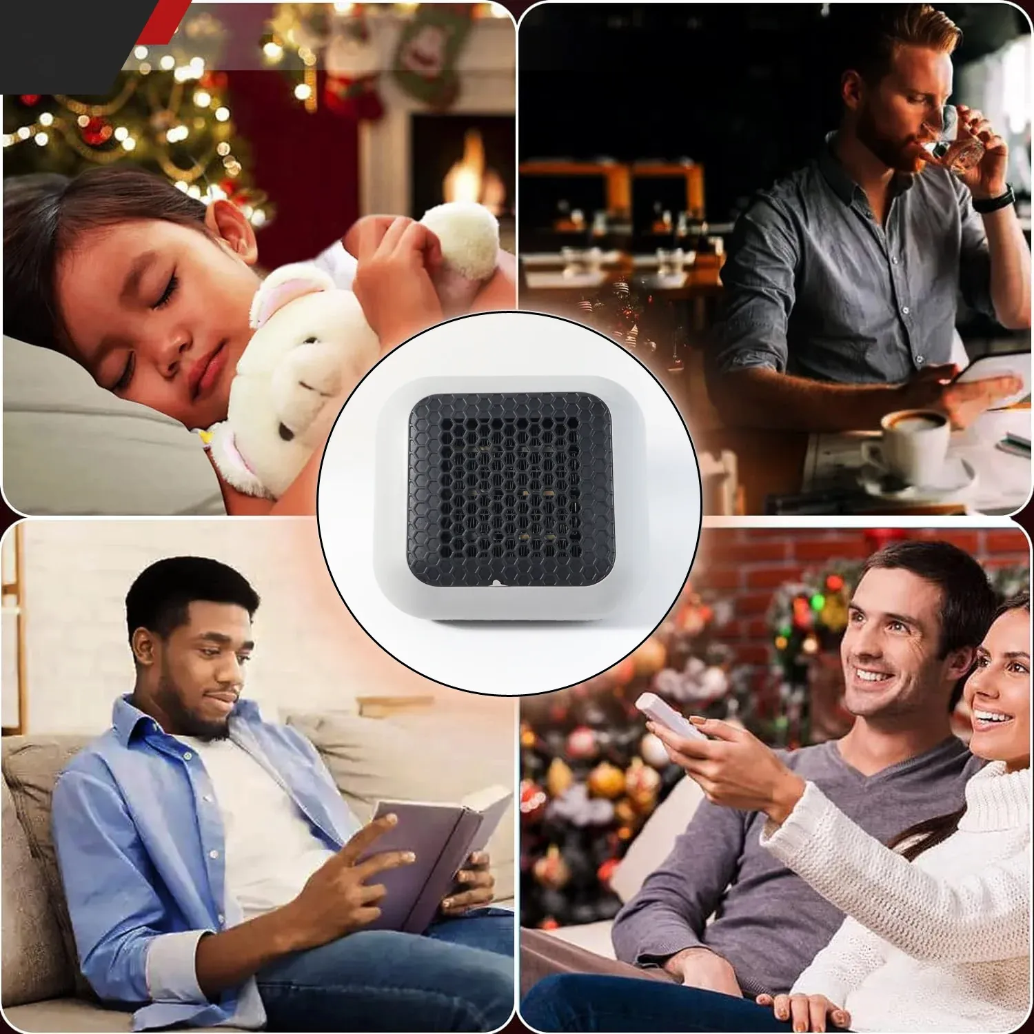 600W Wall-Mounted Room Heater – Fast Heating & Space Saving - Detailed Feature View 3