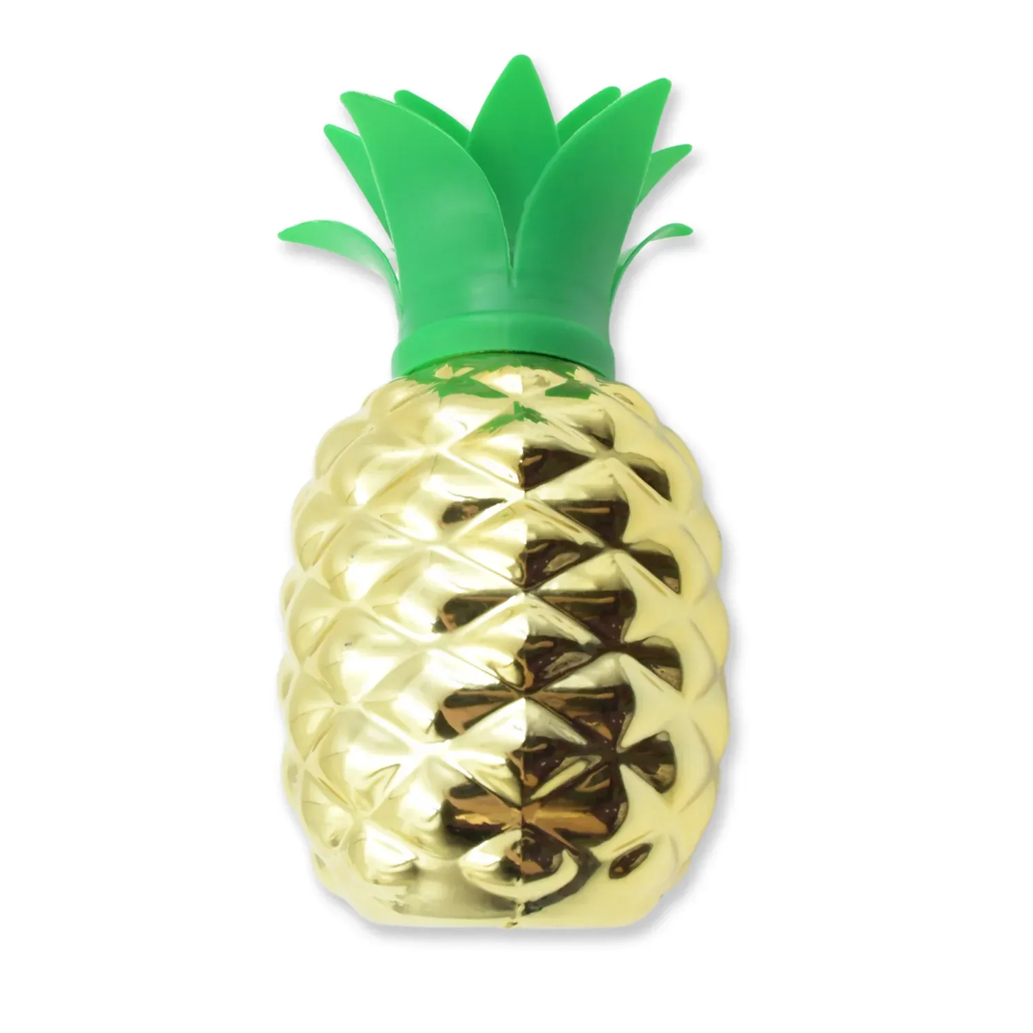 Plastic Pineapple Cup with Straw - 16.7 oz Tropical Party Favor - Detailed Feature View 3