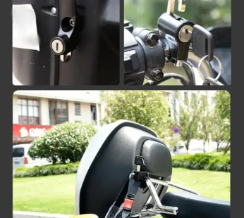 Heavy-Duty Handlebar Helmet Lock for Motorcycles & Scooters