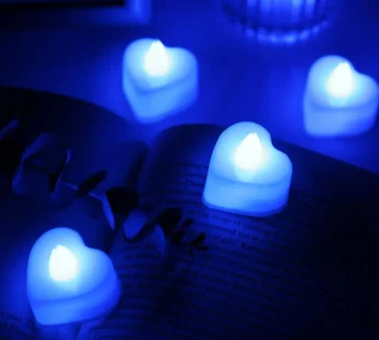 LED Tealights, Smokeless Plastic Decorative Candles, Diwali (Pack Of 1 / Multicolor)