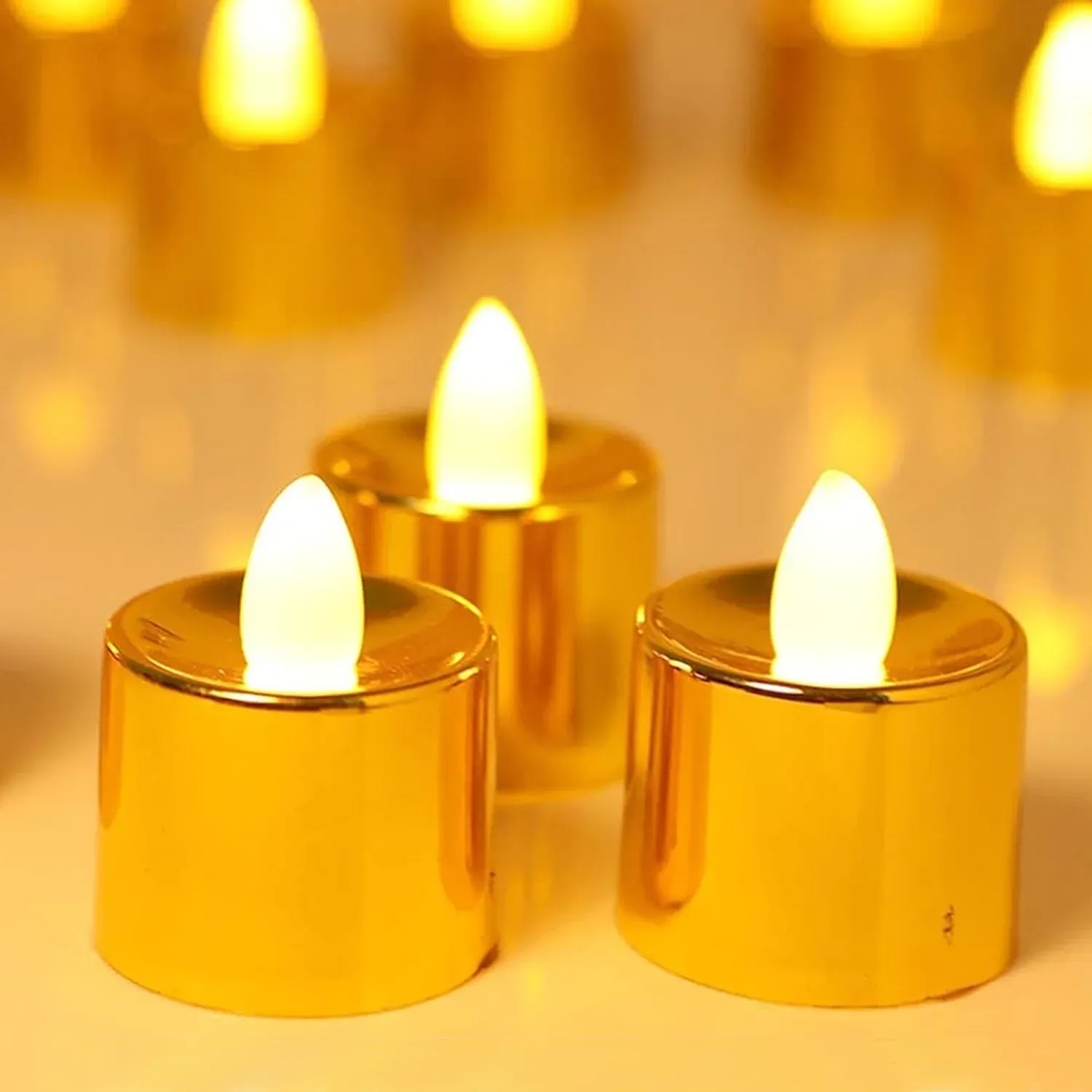 Electrical Candles Diya LED Tea Light, Diwali (6 Pcs Set) - Detailed Feature View 6