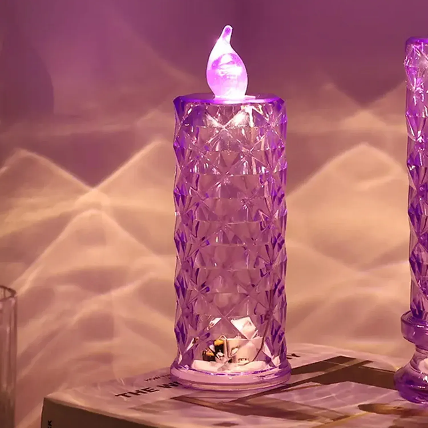 Premium Candles for Home Decoration, Crystal Candlelight, Diwali (1 Pc / Multicolor) - Buy Online at Alikart