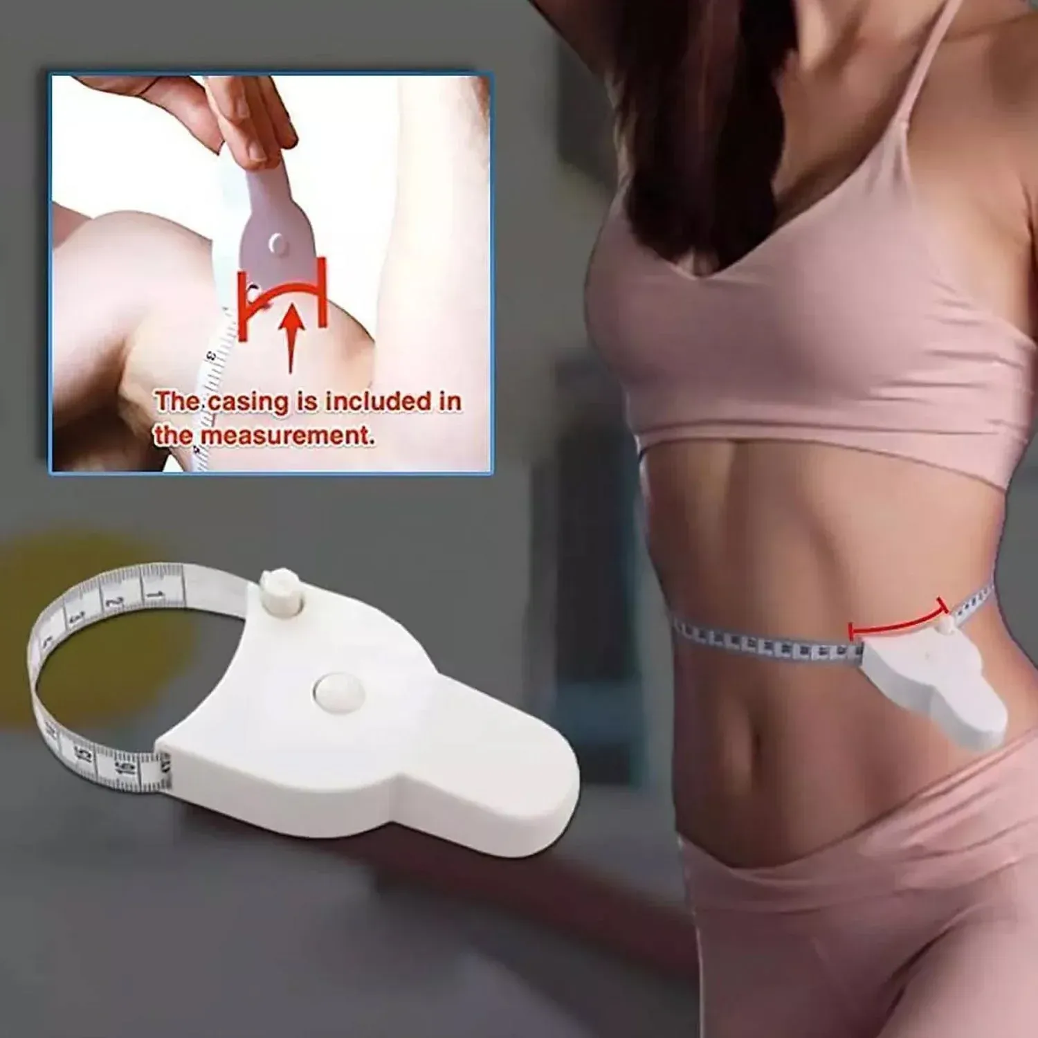 Premium Body Measuring Tape – Retractable & Accurate for Fitness | FitFuzion - Buy Online at Alikart