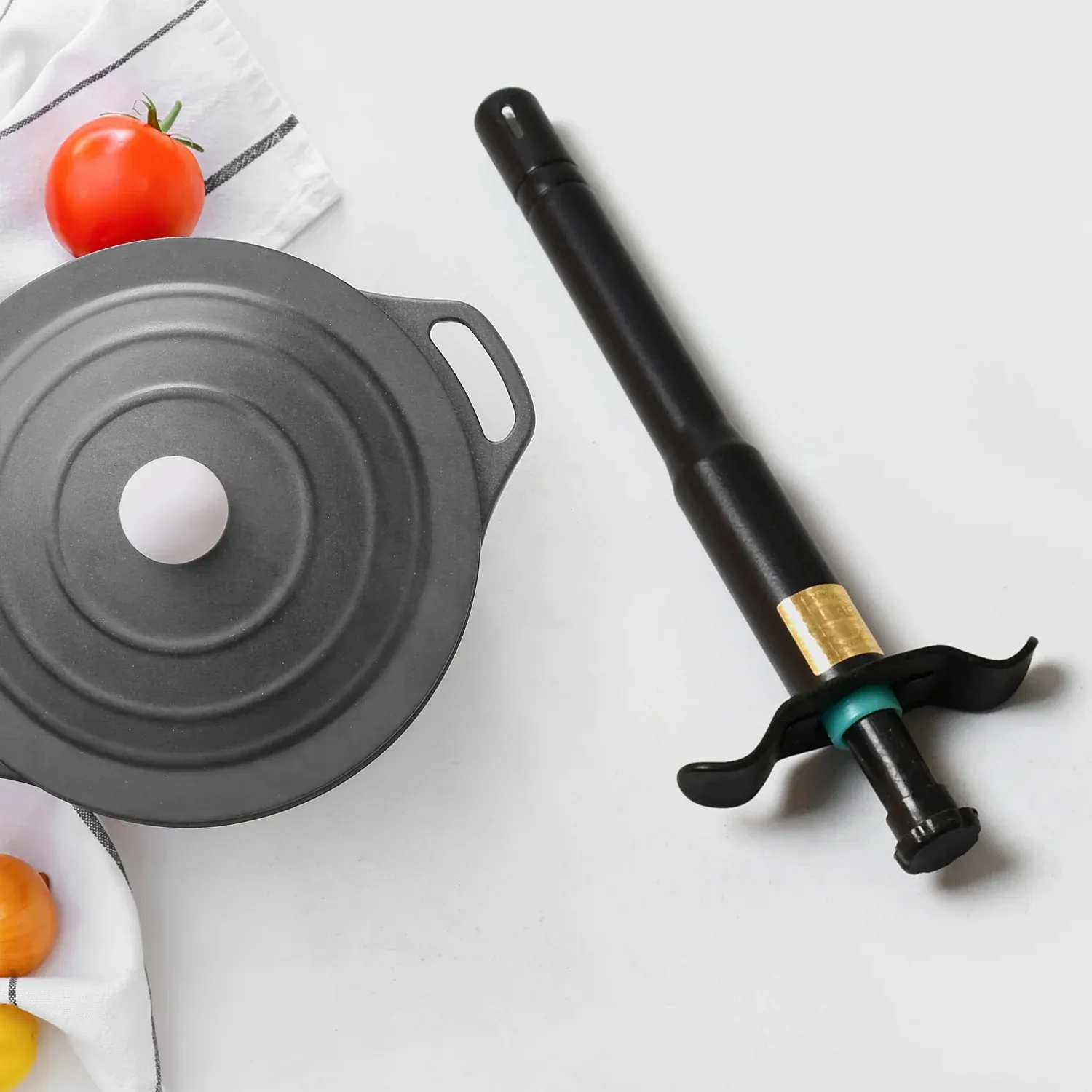 CookAura Stainless Steel Black Gas Lighter for Gas Stove – Durable & Long Lasting - Detailed Feature View 3