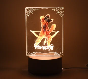 Beautiful 3D Lord Shree Ram Frame with soft white light (1 Pc)