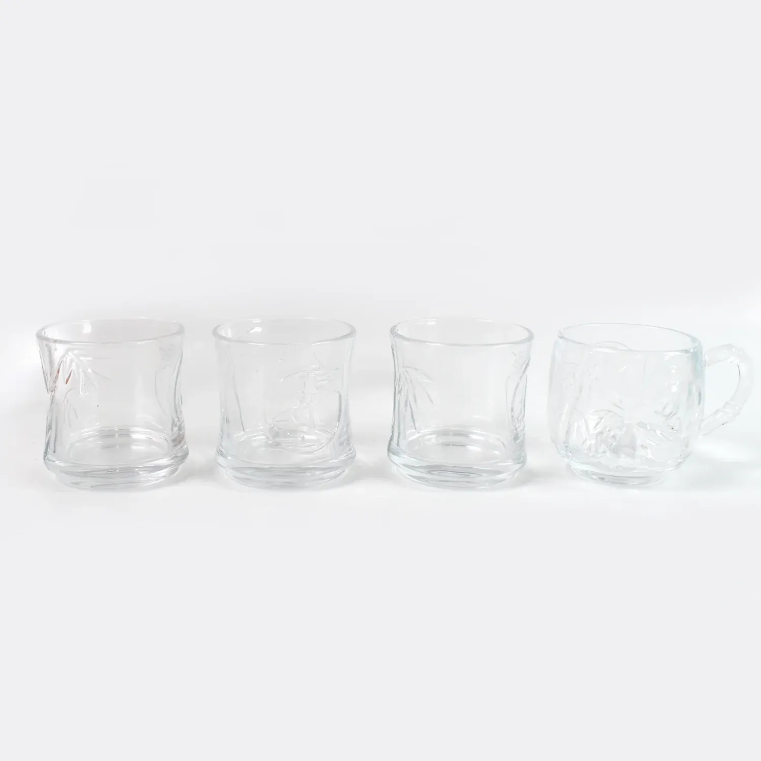 Glass Drinkware Set – 4-Piece Mugs & Tumblers | TableNest - Detailed Feature View 4