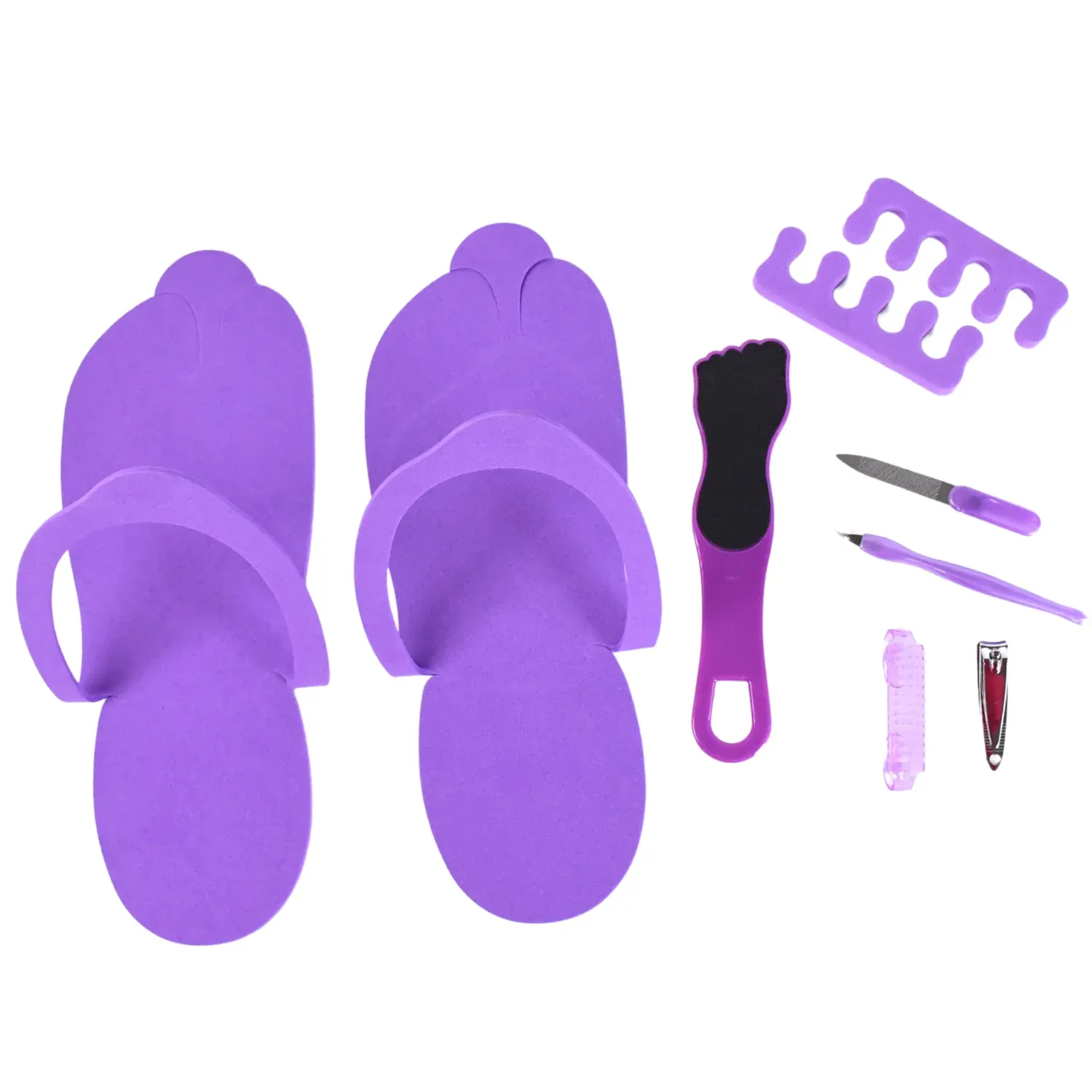 Pedicure Foot Care Kit – 9-Piece Professional Set | Velvet Wellness - Detailed Feature View 4