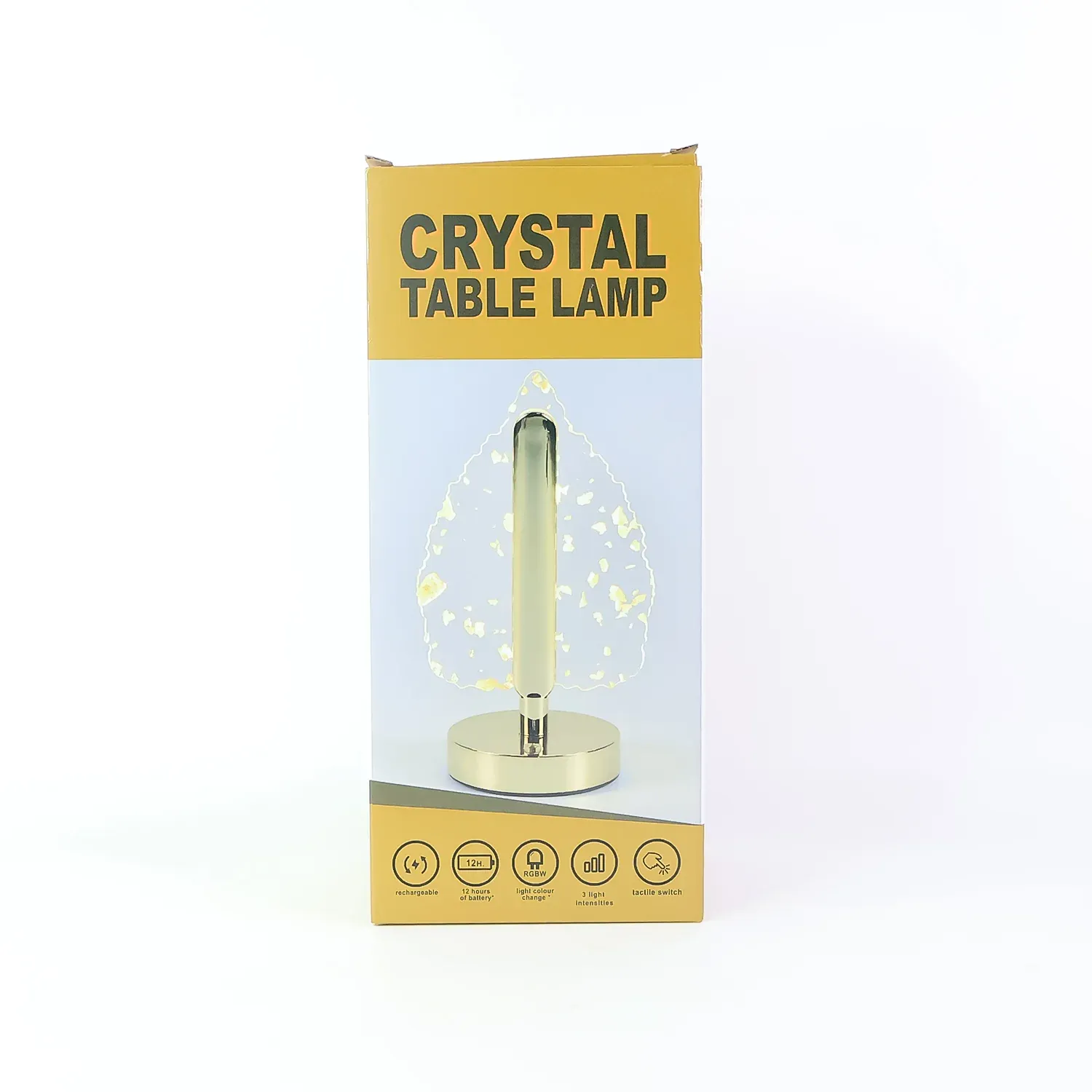 Elegant Plastic LED Table Lamp with Leaf Design Shade (1 Pc) - Detailed Feature View 4