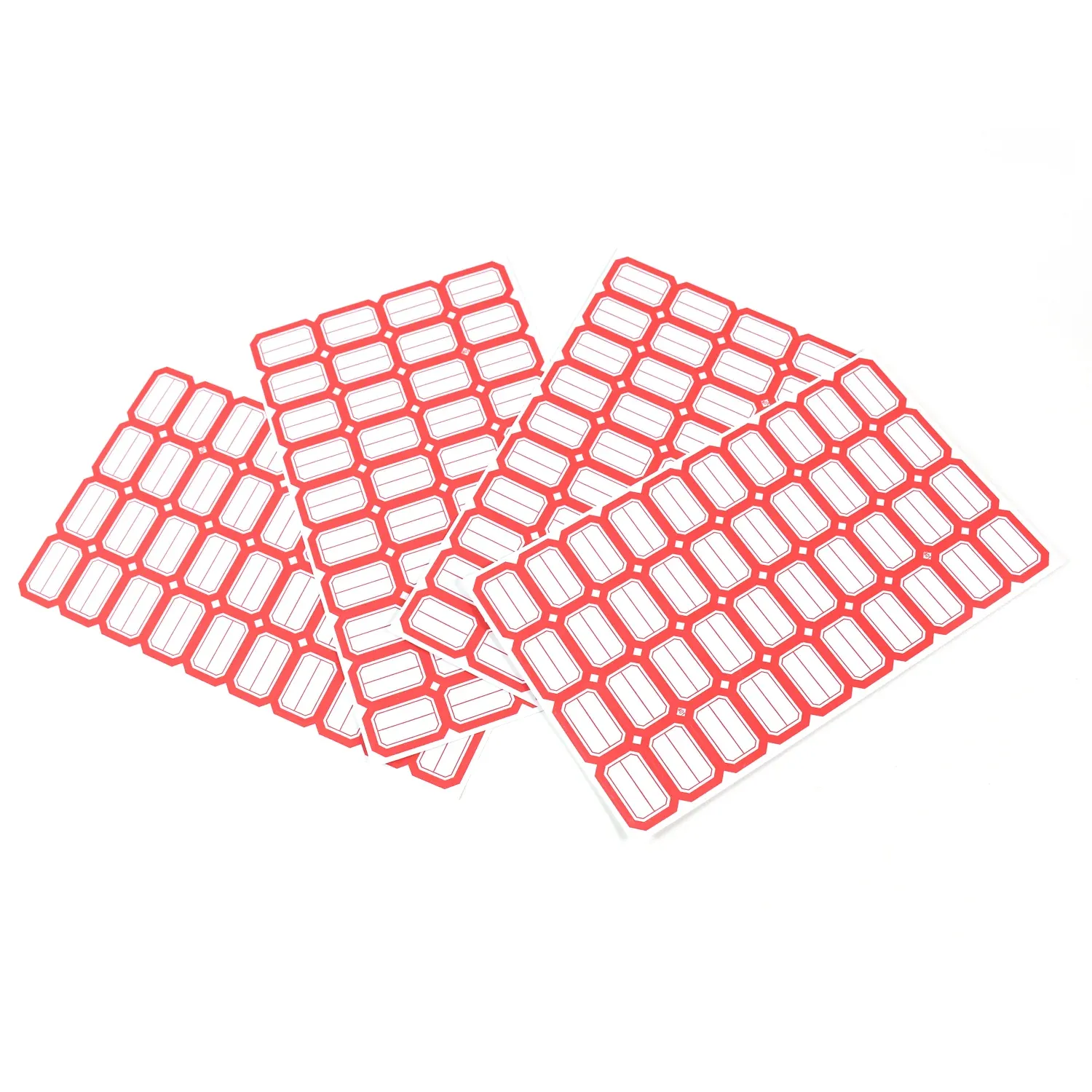 Multipurpose Blank Label Sticker Sheets with Red Border - 50 Sheets - Detailed Feature View 5