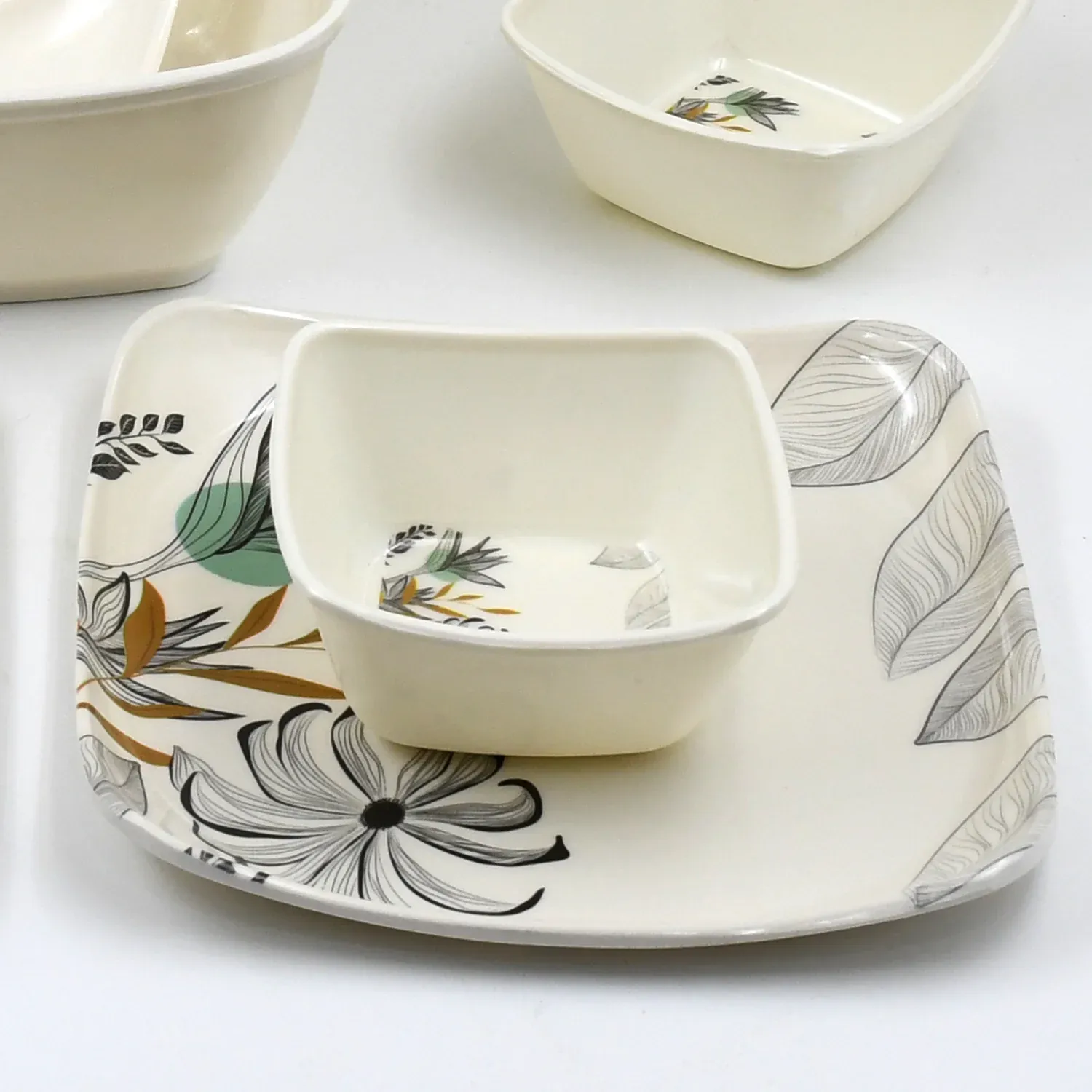 Plastic Dinner Set – 11-Piece Food-Grade Tableware | Jiaqi - Detailed Feature View 5