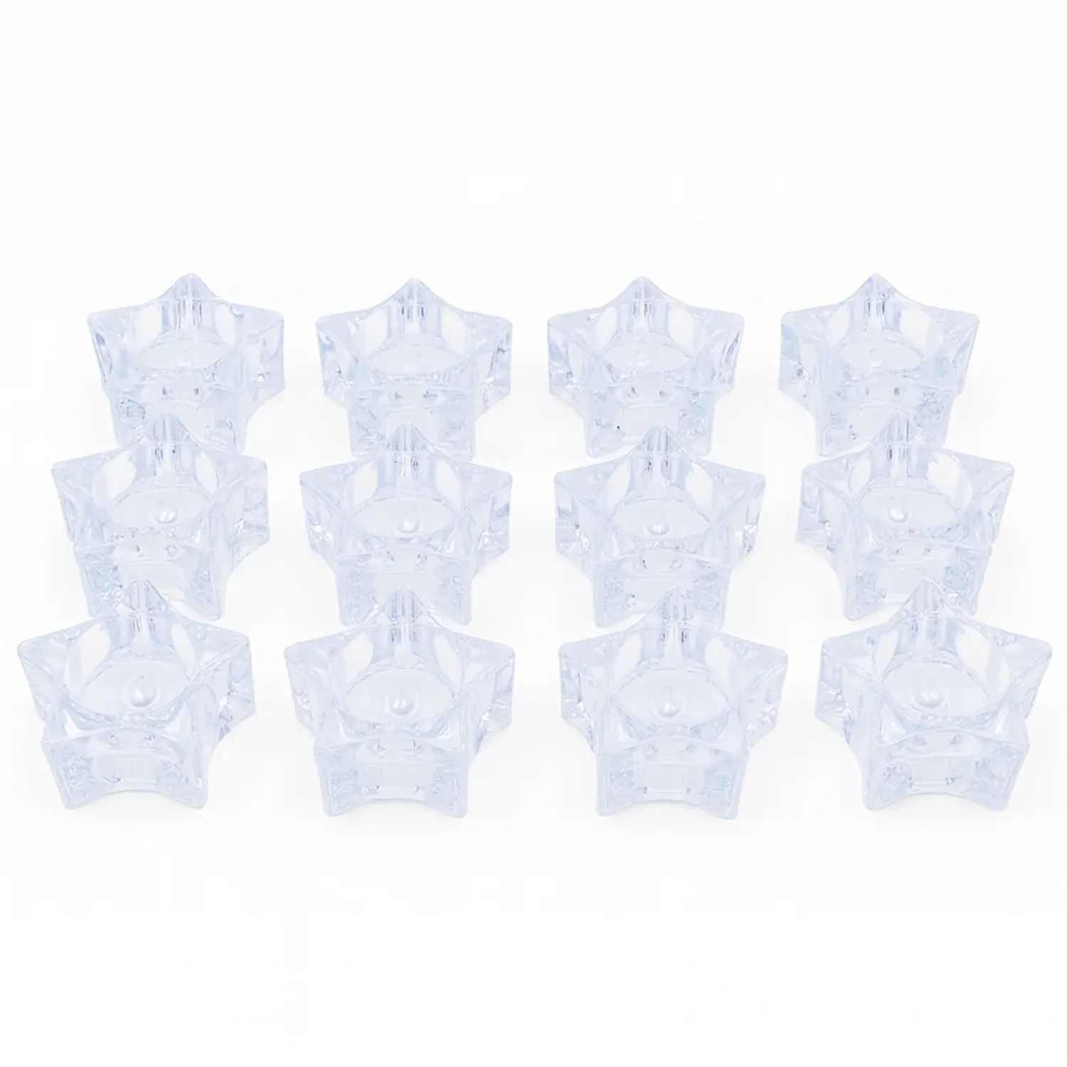 LED Crystal Effect Flameless Candles – Set of 12 Decorative Tealights - Detailed Feature View 9