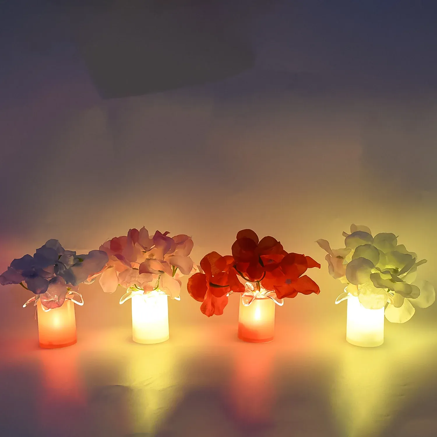 LED Mood Lights – Aesthetic Bedroom Decor Set (4 Pcs) | Velvet Wheels - Detailed Feature View 6