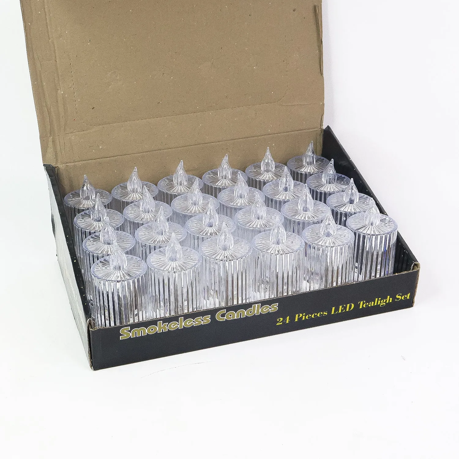LED Flameless Decorative Candle Set – Smokeless Crystal Design - Detailed Feature View 4