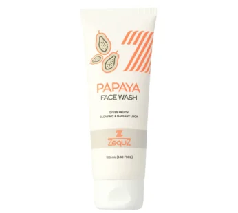 Zequz Papaya Face Wash 100ml – Gentle Deep Cleansing & Brightening