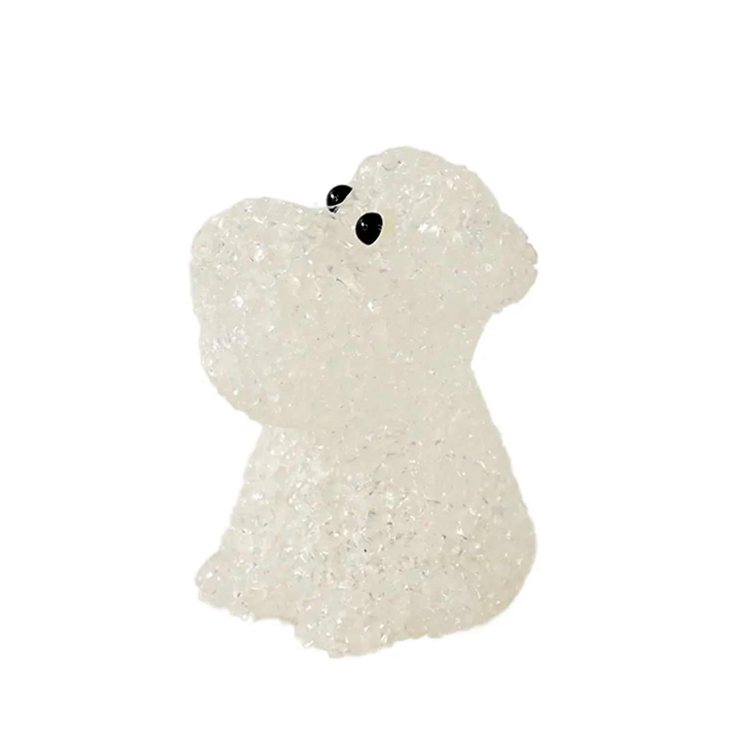Dog Shape Crystal LED Night Light Lamp – Cute Glowing Animal Decorative Light (1 Pc) - Detailed Feature View 3