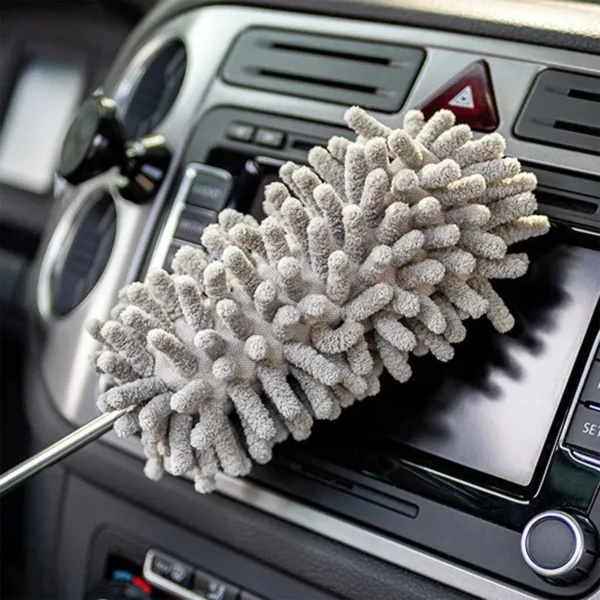 Extendable Microfiber Duster for Fans & Hard-to-Reach Areas