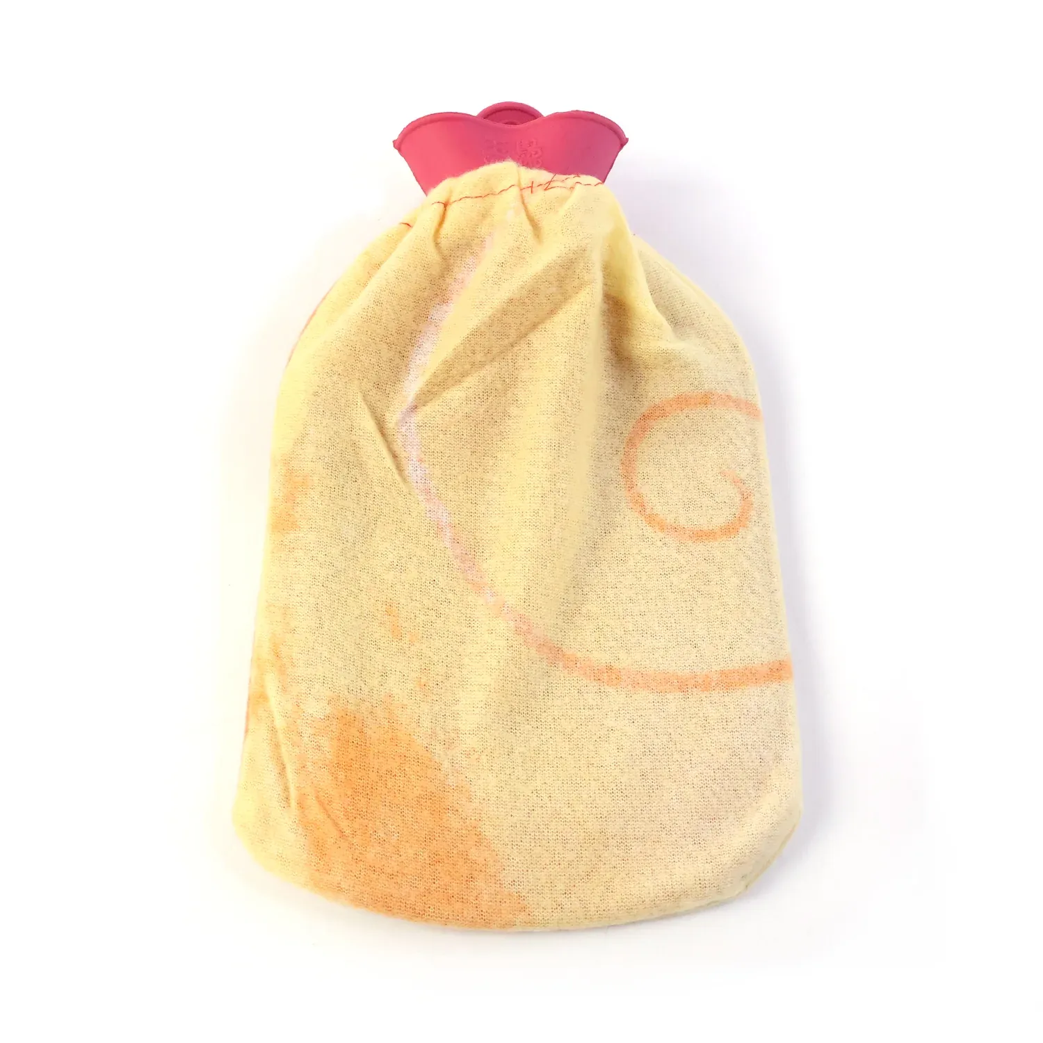 Reusable Hot Water Bag with Soft Fabric Cover for Pain Relief - Detailed Feature View 4